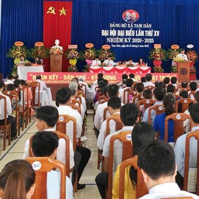 Đảng bộ xã Tam Dân (Phú Ninh) tổ chức Đại hội đại biểu lần thứ XV nhiệm kỳ 2020 - 2025